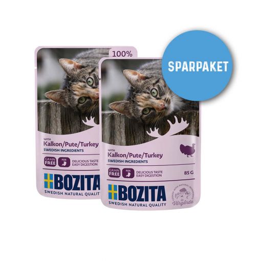 Bozita Frischebeutel Hppchen in Soe mit Pute 24 x 85 g Sparpaket