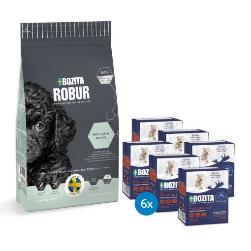 Bozita Probierpaket Robur Hundewelpen