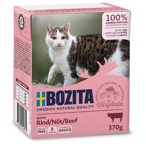 Bozita Häppchen in Sauce mit Rind 24 x 370 g