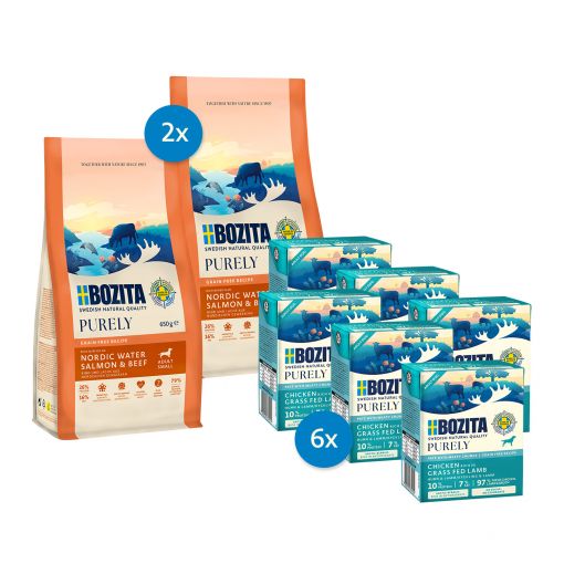 Bozita Purely Probierpaket kleine Hunde