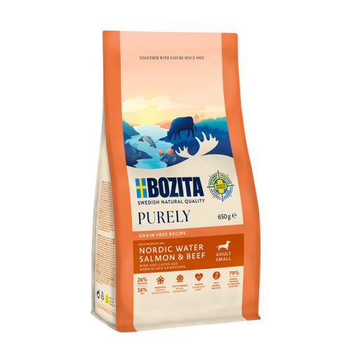 Bozita Purely Adult Small Lachs & Rind 650 g