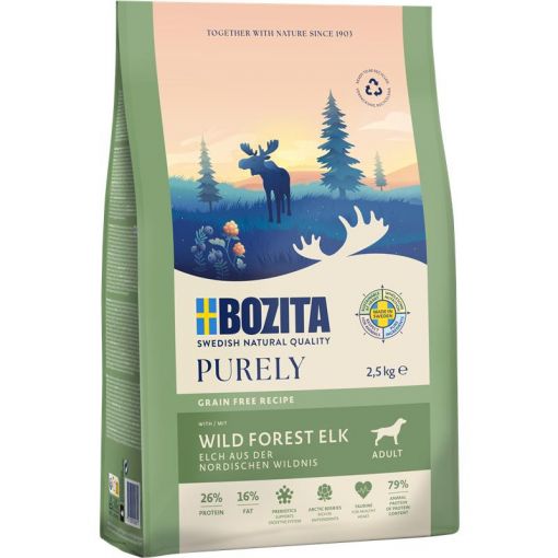 Bozita Purely Adult mit Elch getreidefrei 2,5 kg