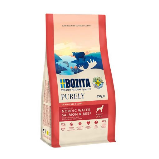 Bozita Purely Adult Large mit Lachs & Rind getreidefrei 650 g